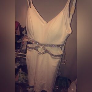 While diamond body dress (homecoming).